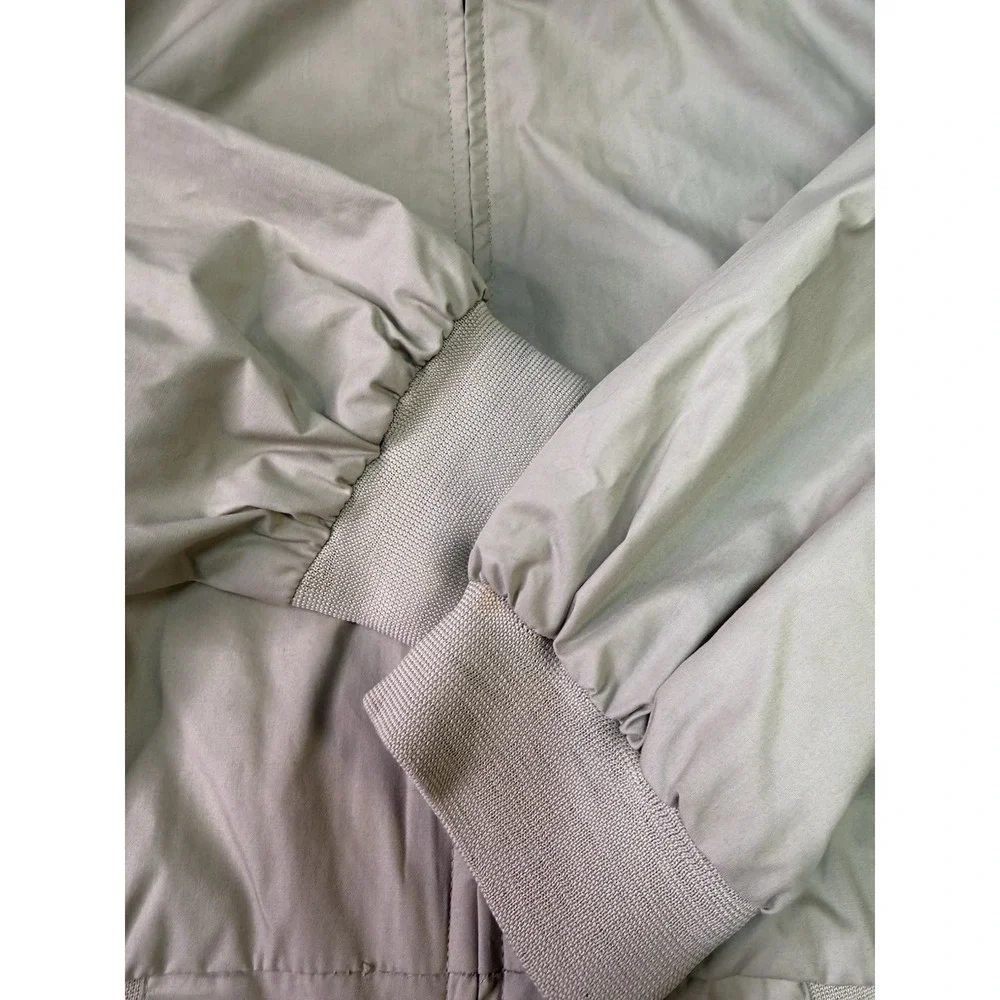 Members Only Men's Jacket Large Beige Full Zip Lightweight Bomber Windbreaker L